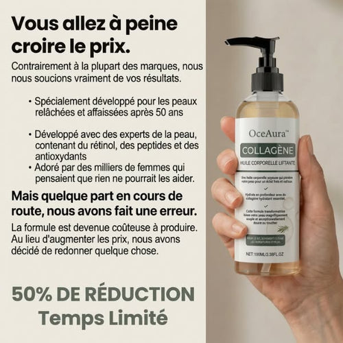 OceAura™ – Huile Anti-Âge & Raffermissante