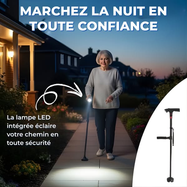 OrthoCanne+ : Votre allié pour marcher, vous lever et vous déplacer en toute liberté