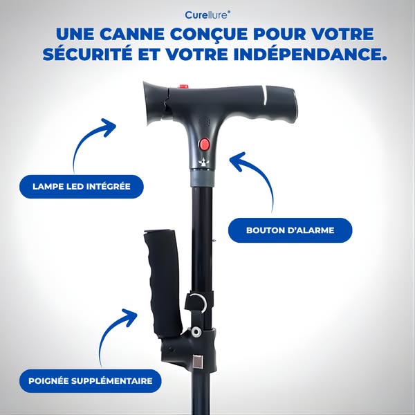OrthoCanne+ : Votre allié pour marcher, vous lever et vous déplacer en toute liberté