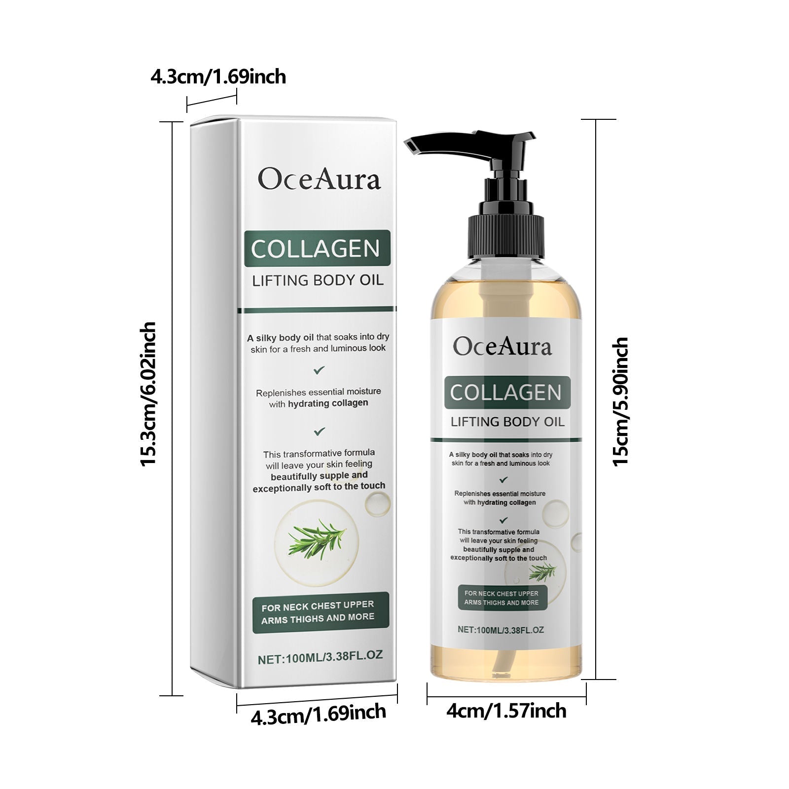 OceAura™ – Huile Anti-Âge & Raffermissante